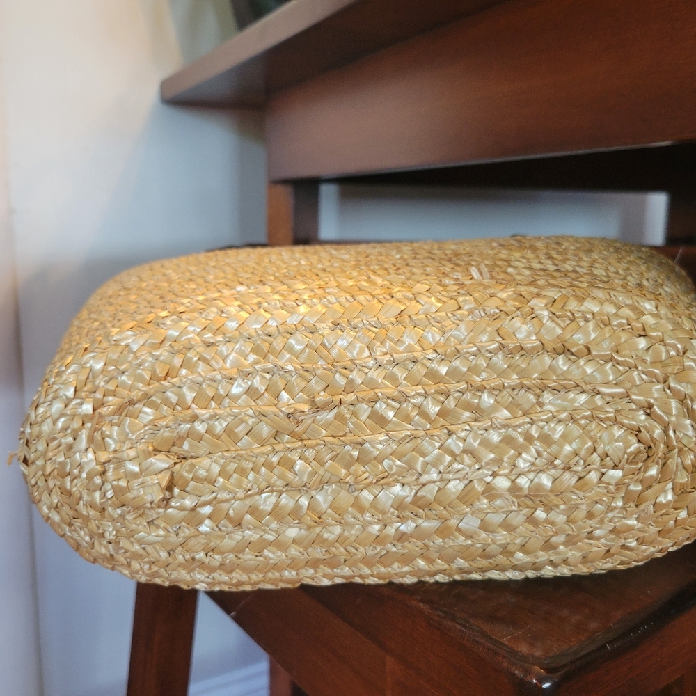 🦚 Straw purse/ Tote - Picture 4 of 6